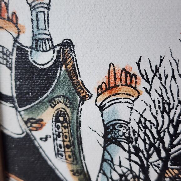 Robert Scott Original Oil Painting Paris France Parisian village Turnabout Town - Picture 11 of 11